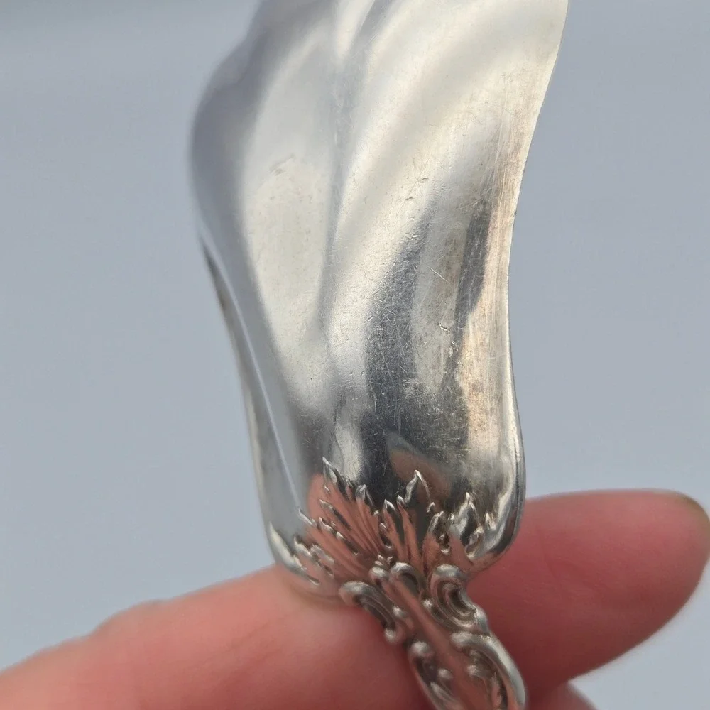 Vintage Pre 1950 Gorham Chantilly Sterling Silver Sugar Shell Spoon 31g No Mono
